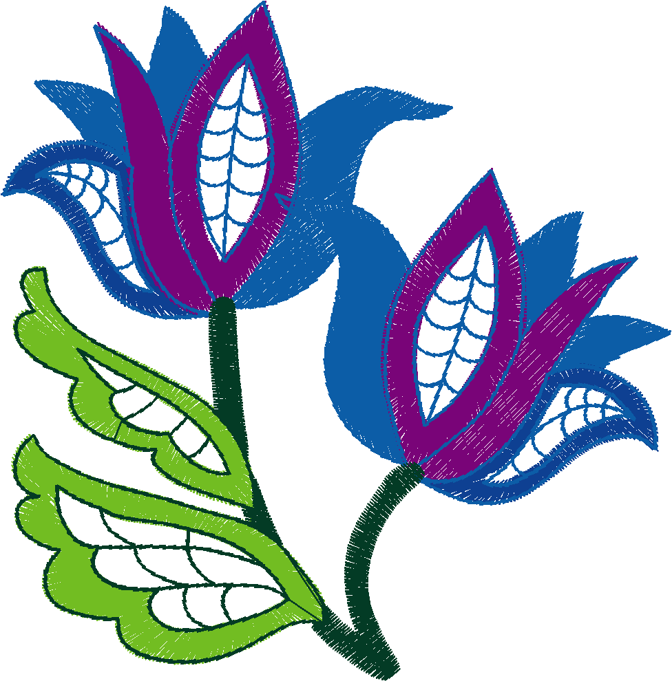 Jacobean 9 - Flowers  (1)