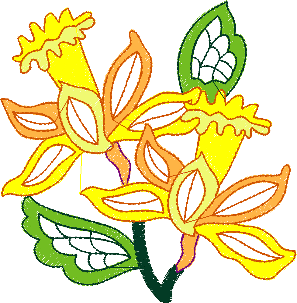 Jacobean 9 - Flowers  (4)