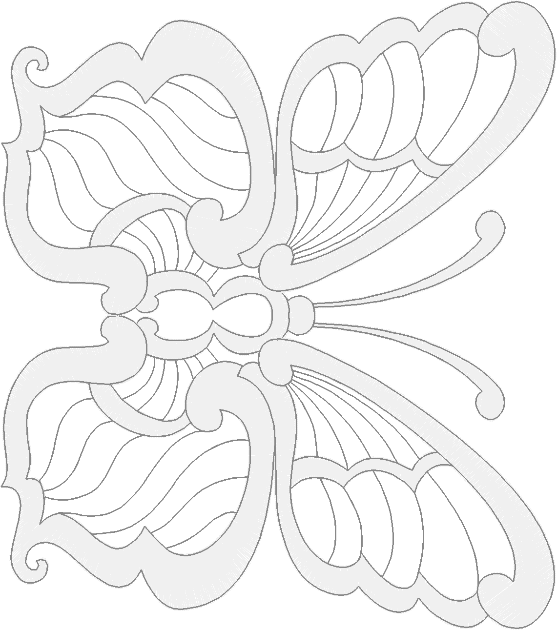 Lace 32 - Butterflies & Leaves 1  (6)