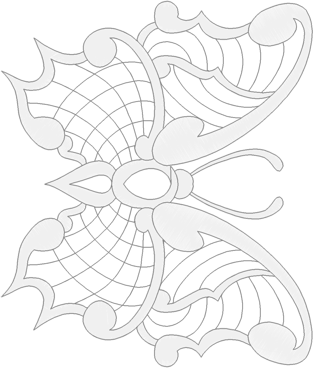 Lace 32 - Butterflies & Leaves 1  (7)