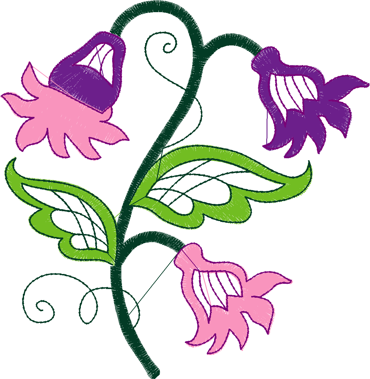 Large Jacobean Flowers 1 (7)