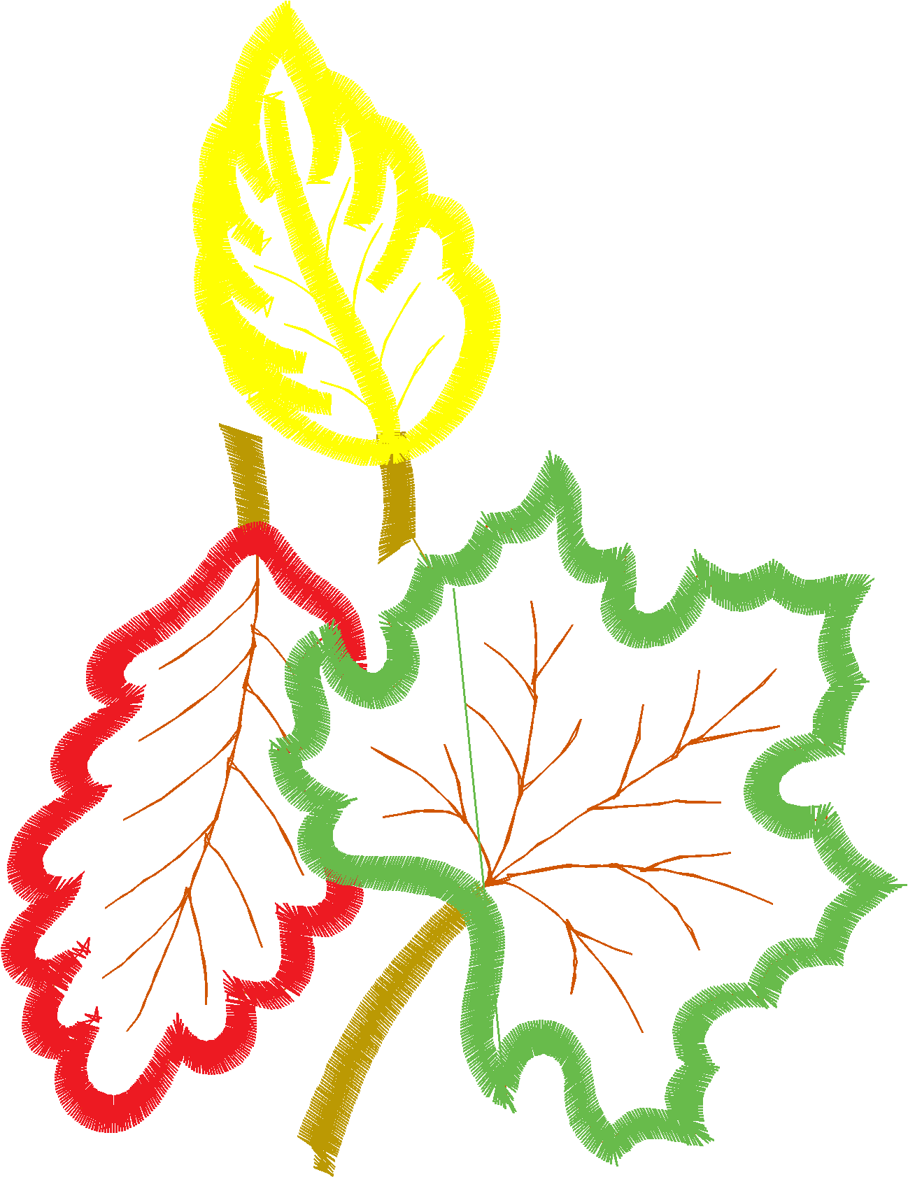 Large Openwork Fall Leaves 1  (3)