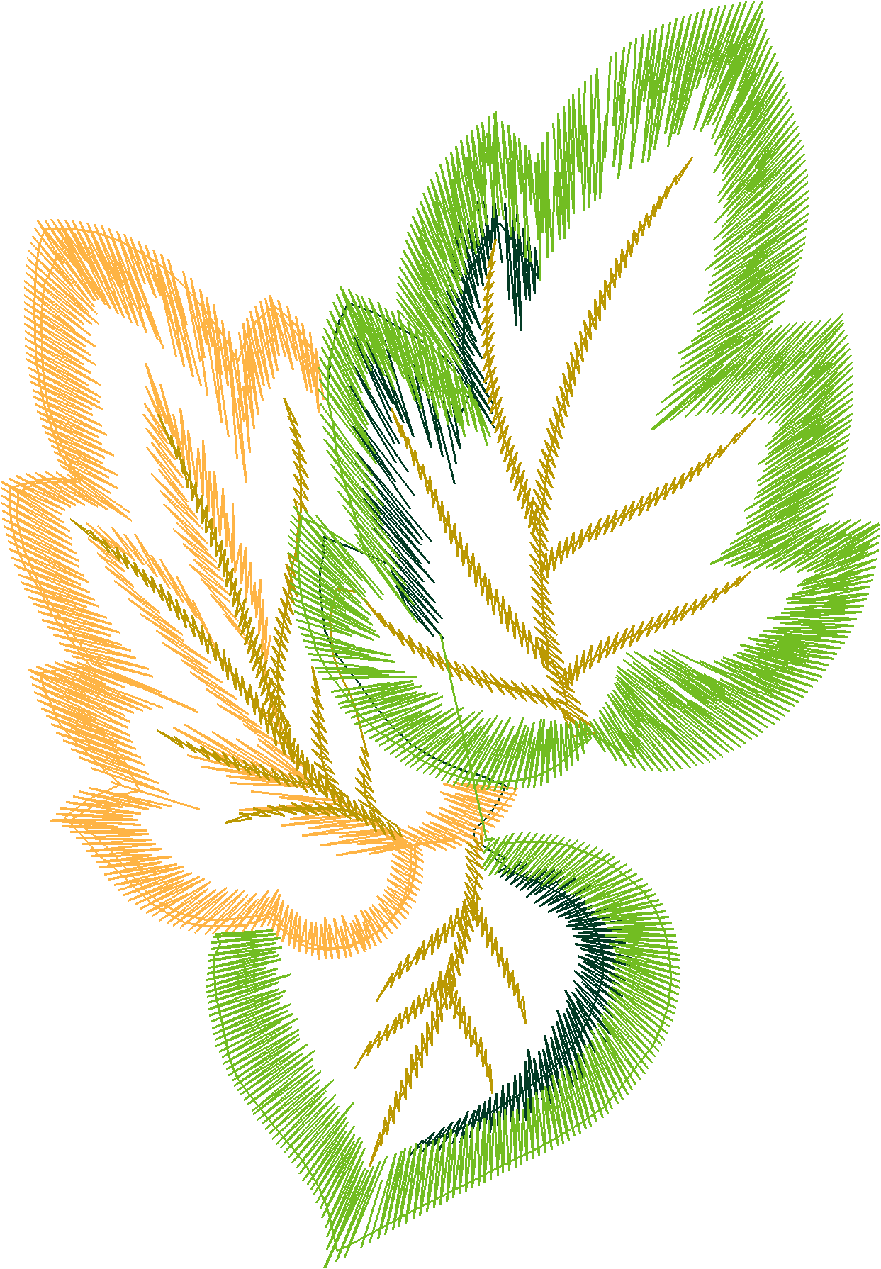 Large Openwork Fall Leaves 1  (4)