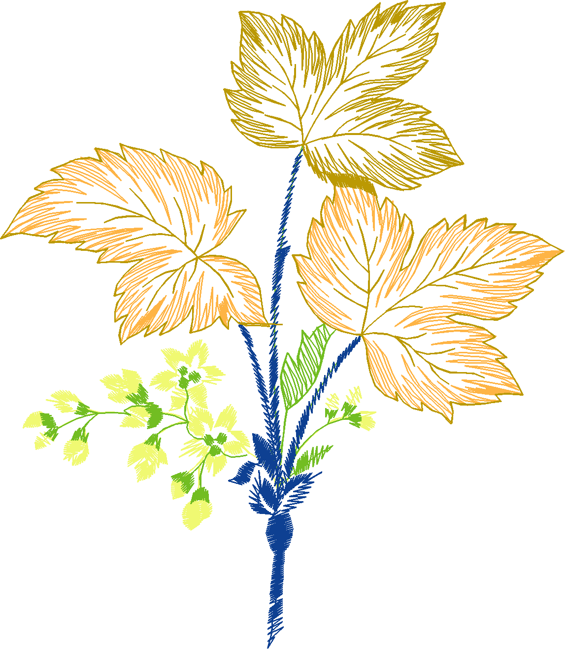 Large Openwork Fall Leaves 1  (6)