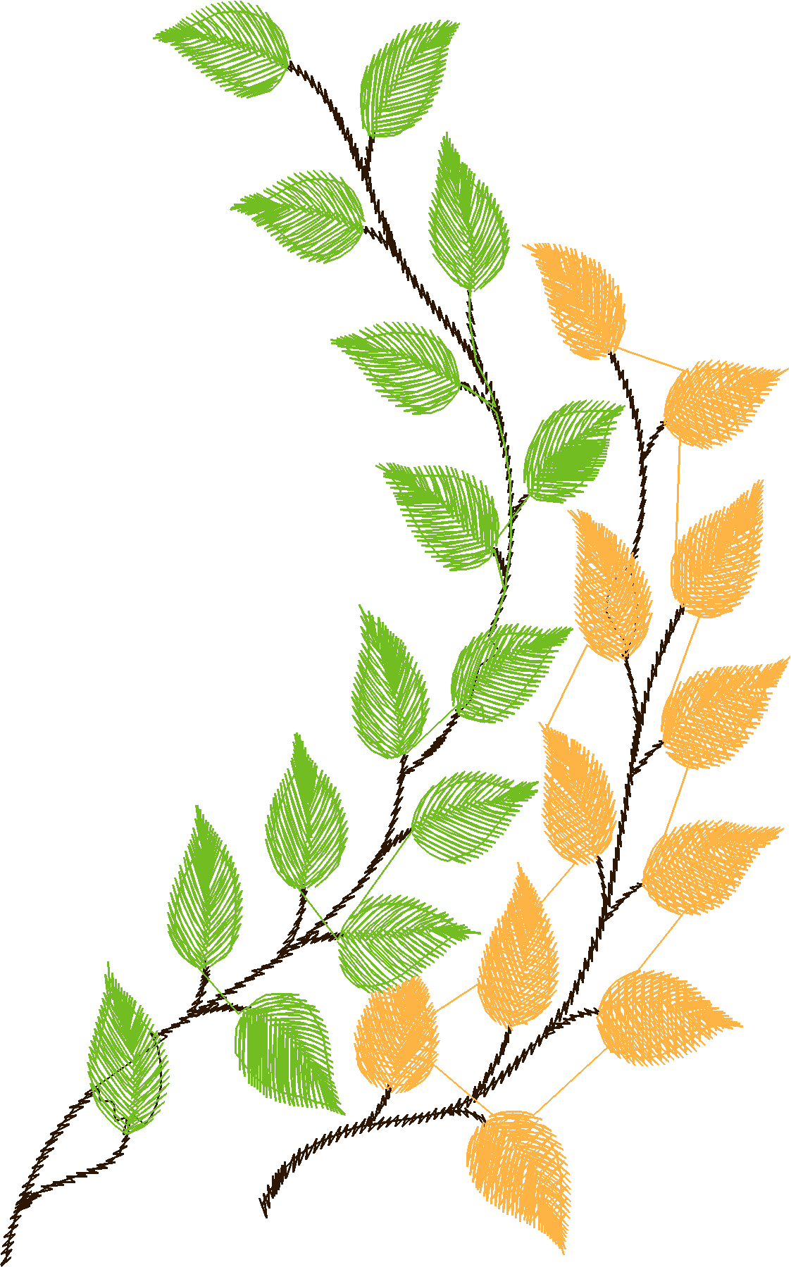 Large Openwork Fall Leaves 1  (7)