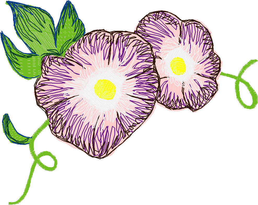 Pansies 3 - Big Hoop  (1)