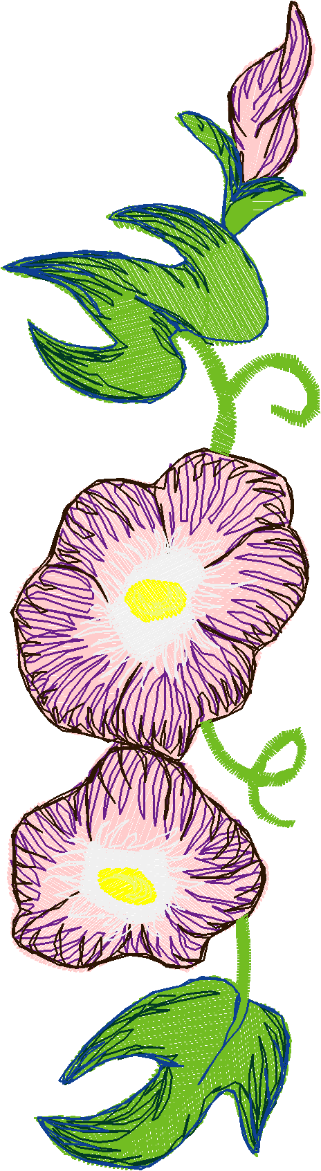 Pansies 3 - Big Hoop  (2)