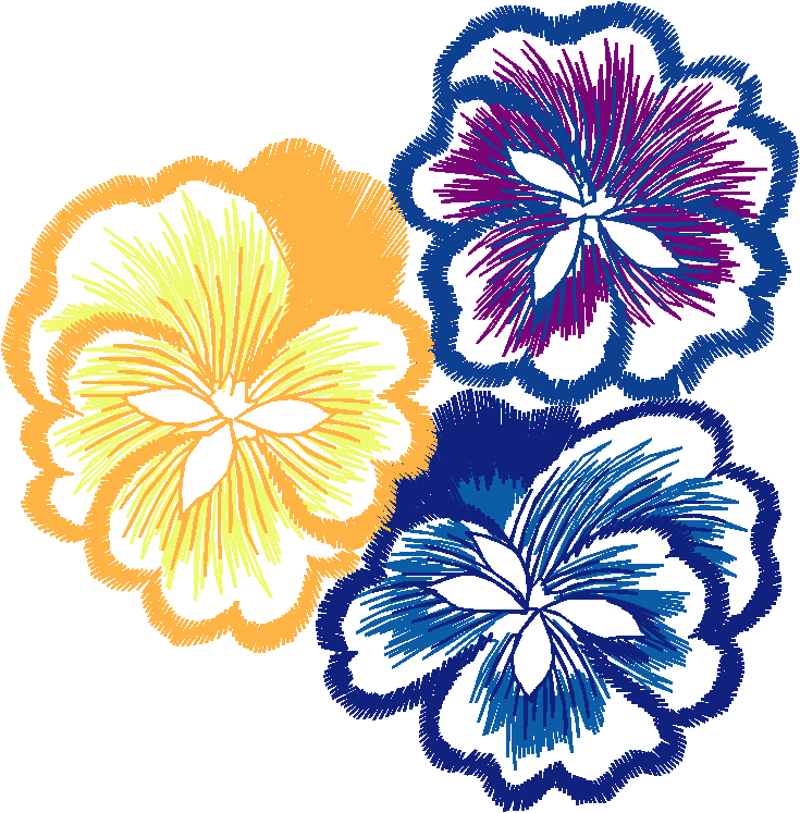 Pansies & Violets 2  (2)