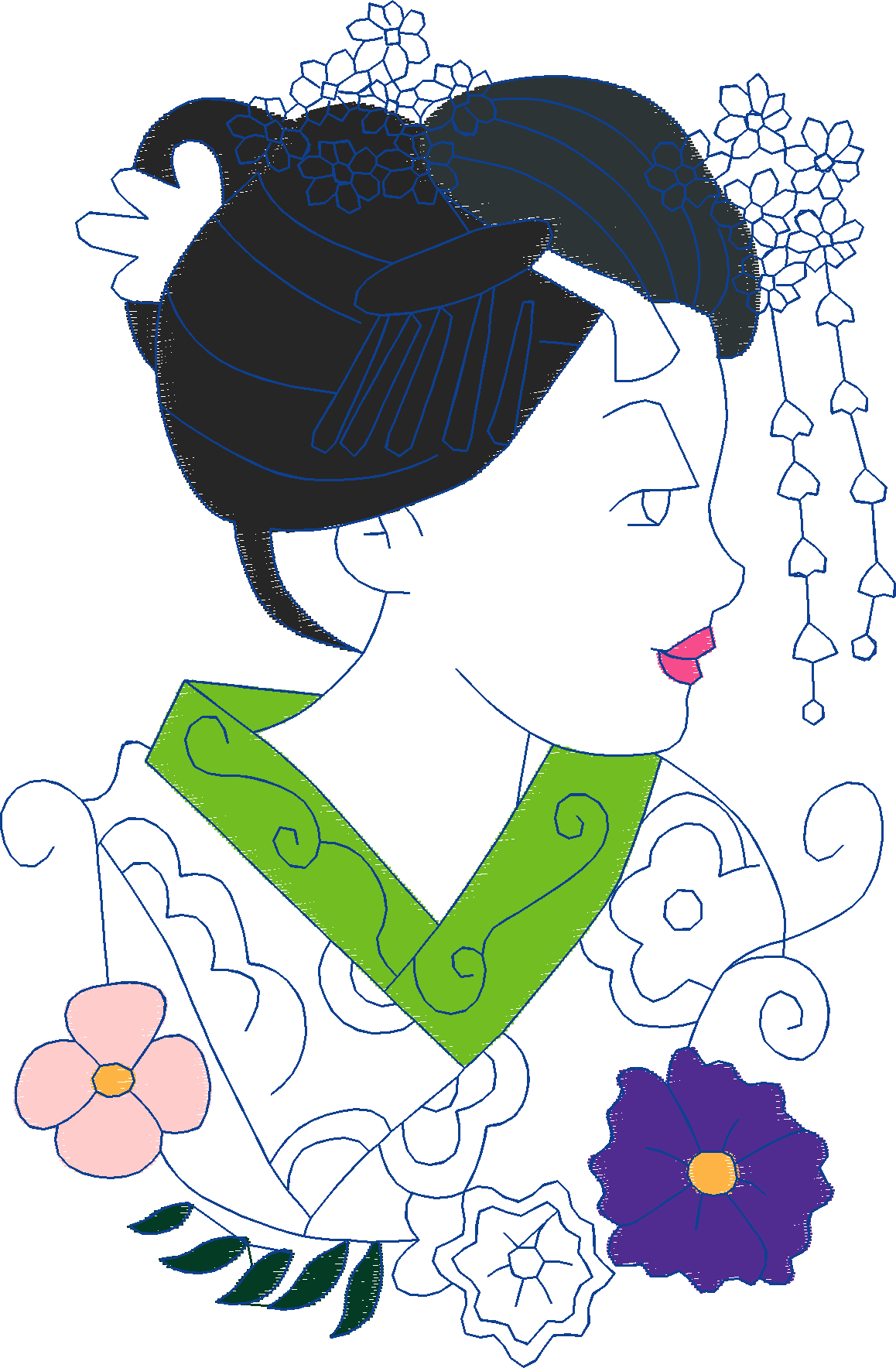 Partial Fillied Geshias 1  (10)