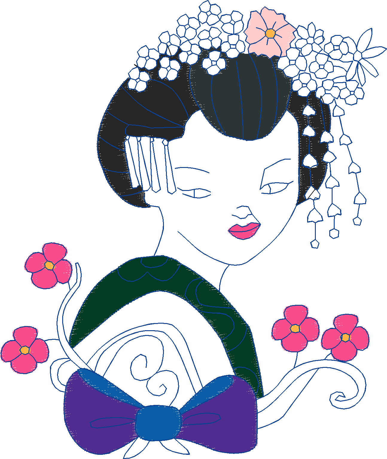 Partial Fillied Geshias 1  (4)