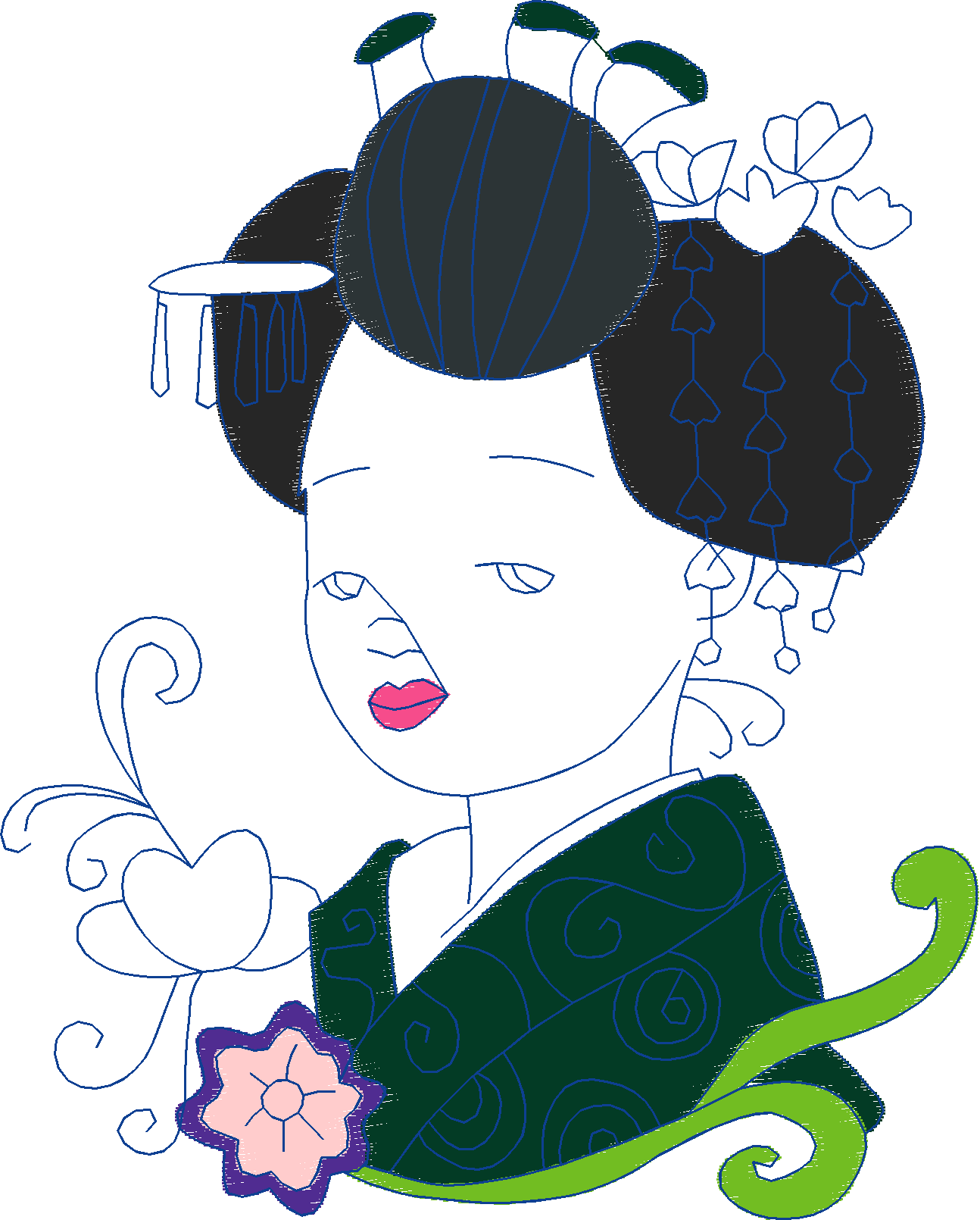 Partial Fillied Geshias 1  (8)