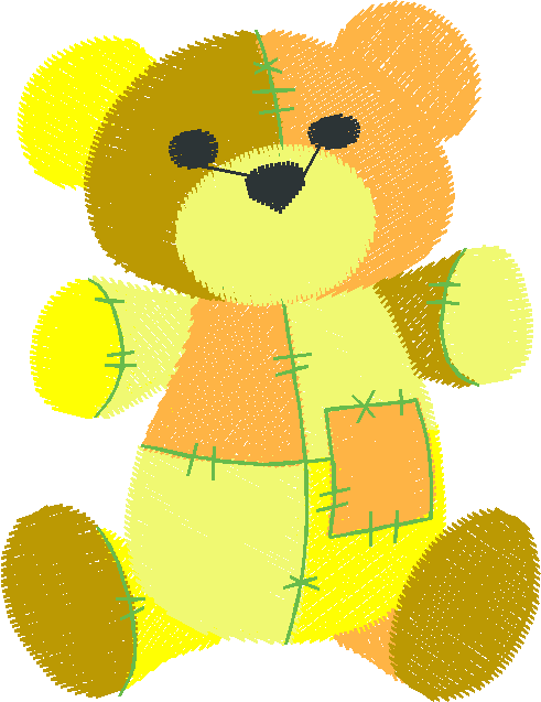 Patchwork Baby Bear