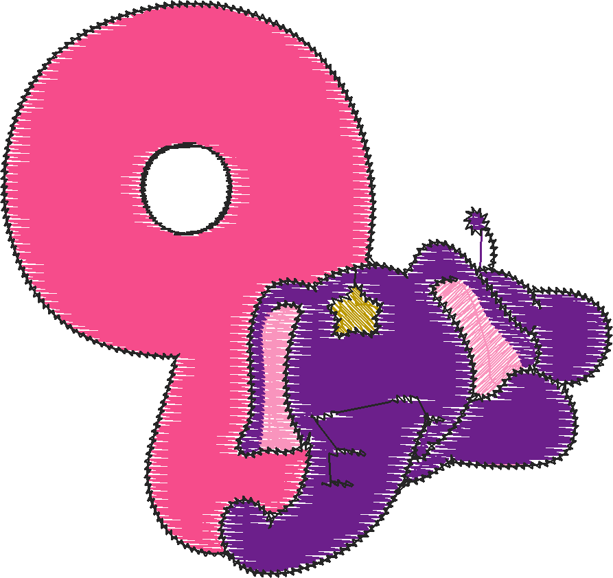Pink Elephant Numbers  1 (10)
