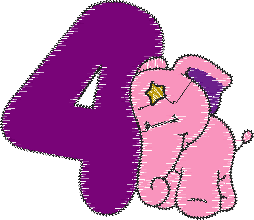 Pink Elephant Numbers  1 (5)