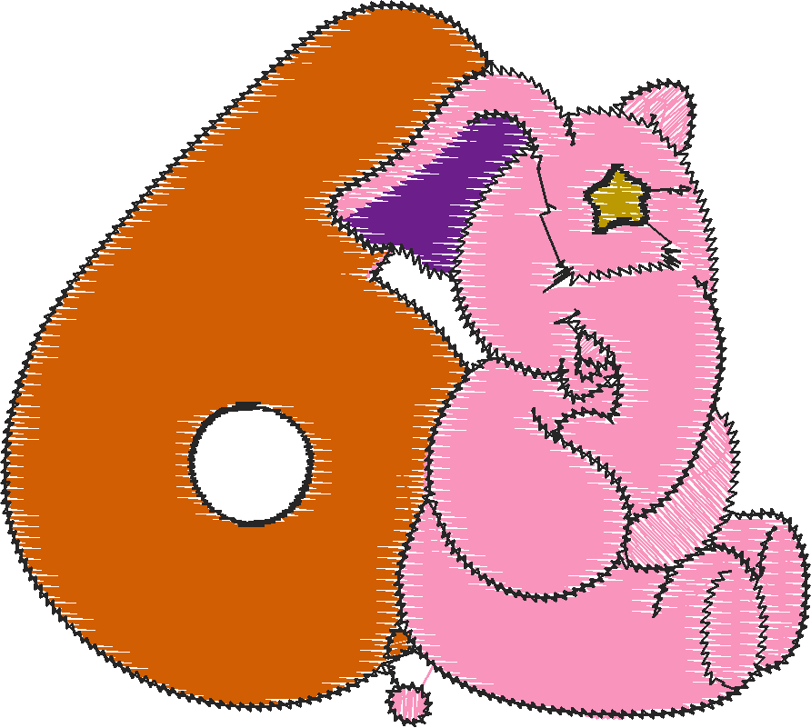 Pink Elephant Numbers  1 (7)