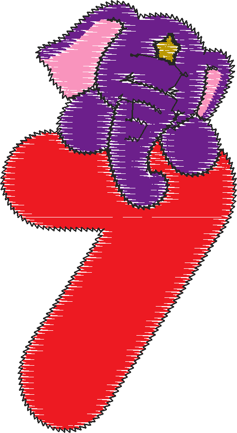 Pink Elephant Numbers  1 (8)