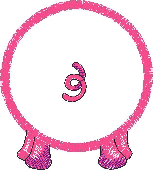 Plush Pals 4 - Pigs  (10)