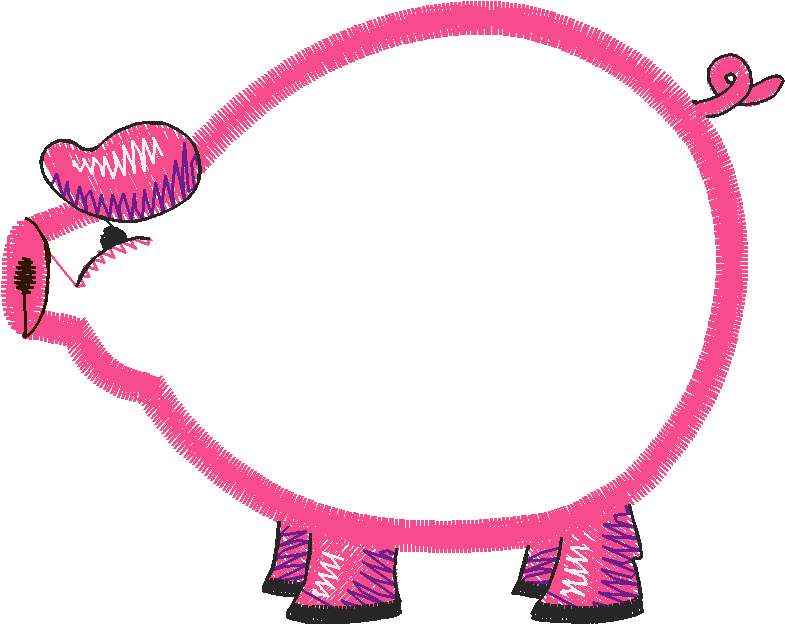 Plush Pals 4 - Pigs  (12)