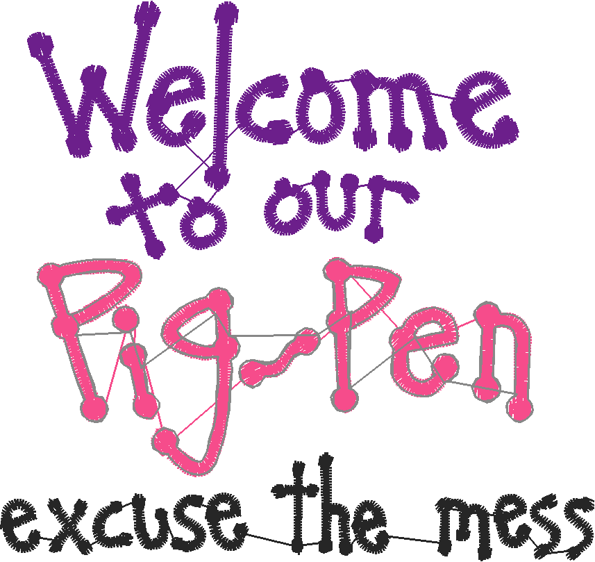 Plush Pals 4 - Pigs  (8)