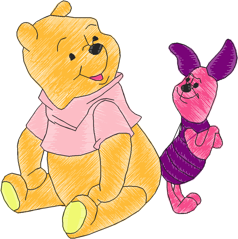 Pooh & Piglet 4x4