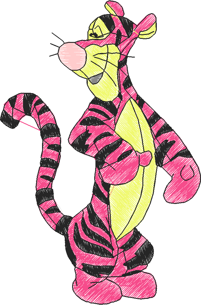 Pooh Standing Tigger Small