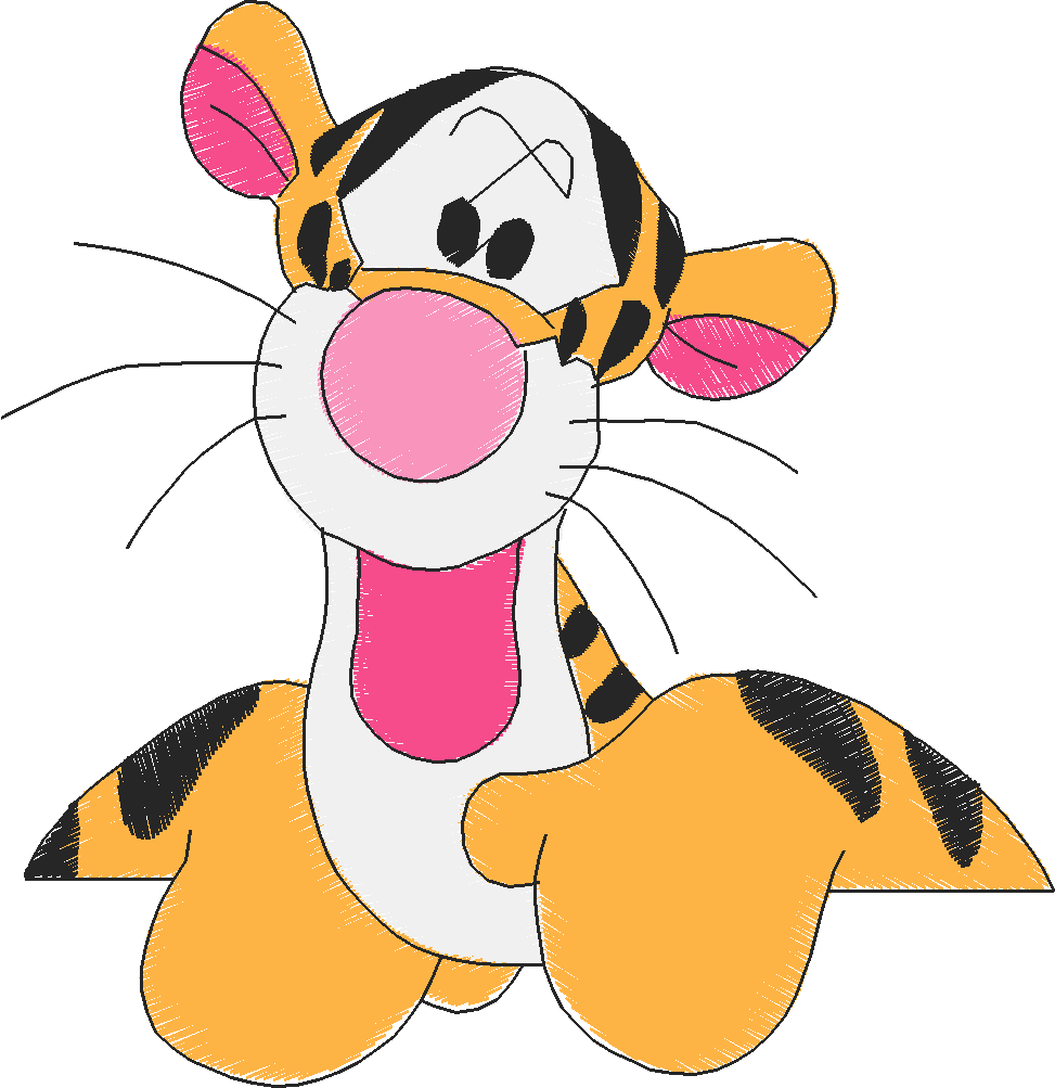 Pooh Tiger'pocket farg
