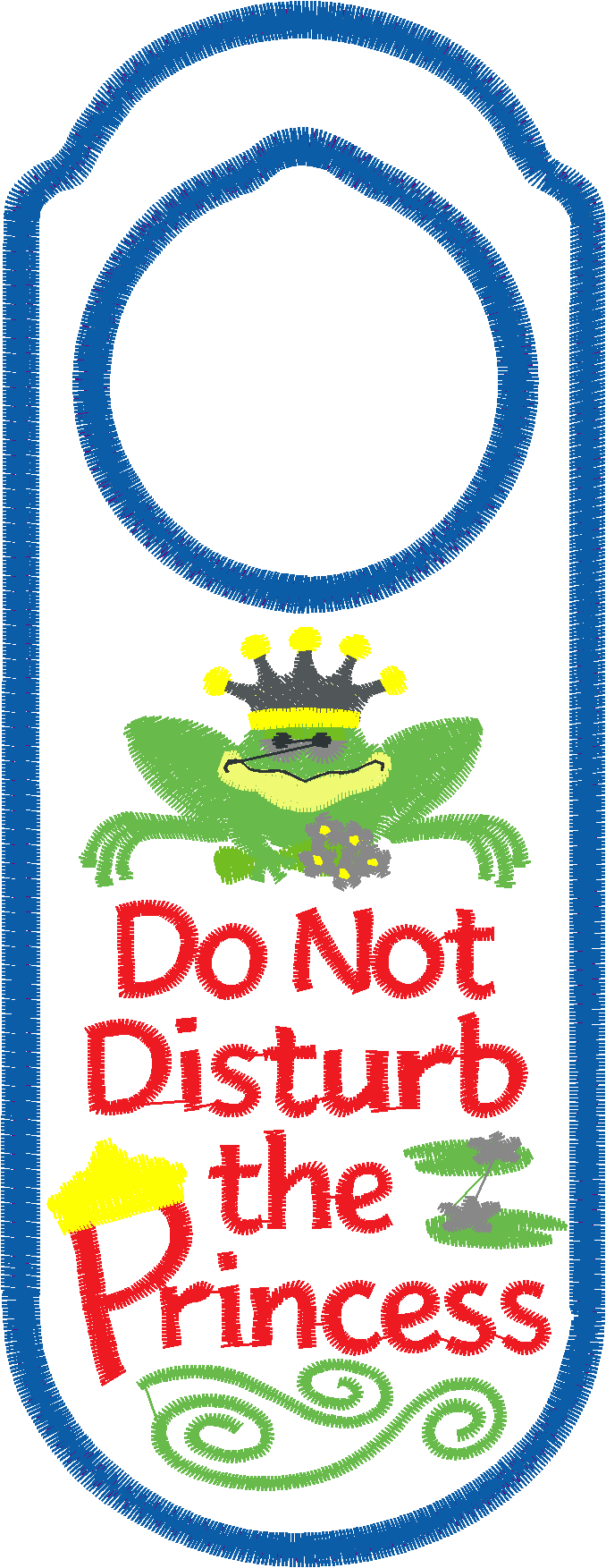 Princess & Frog Door Hanger 1 (1)