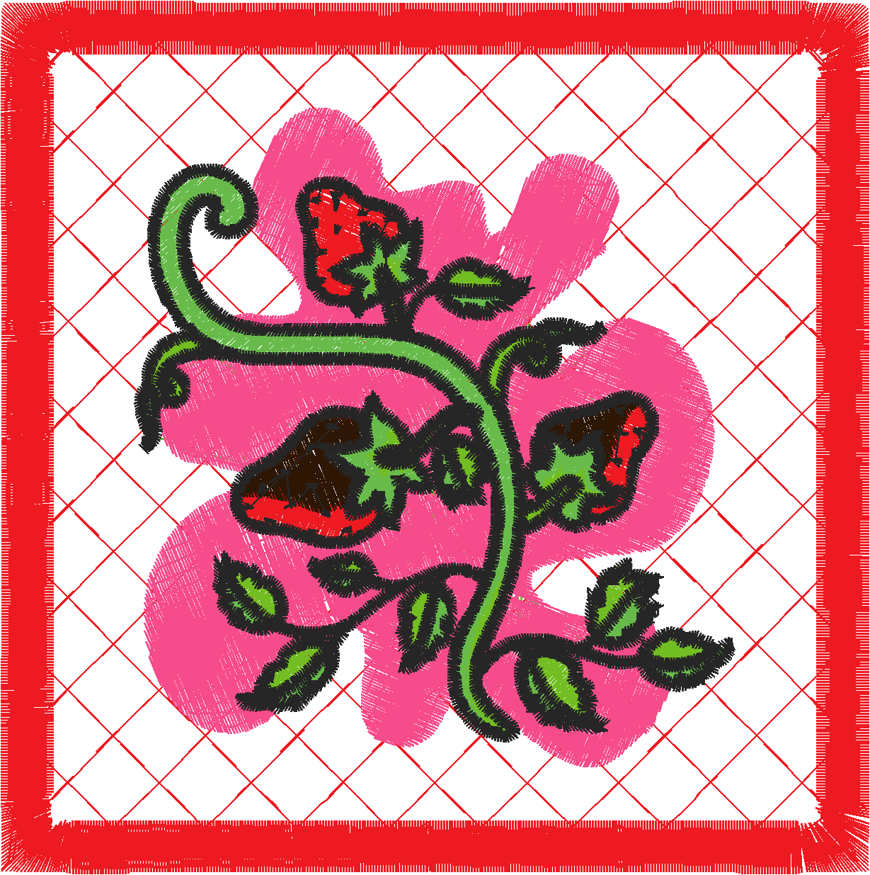 5x5strawberriespotholder