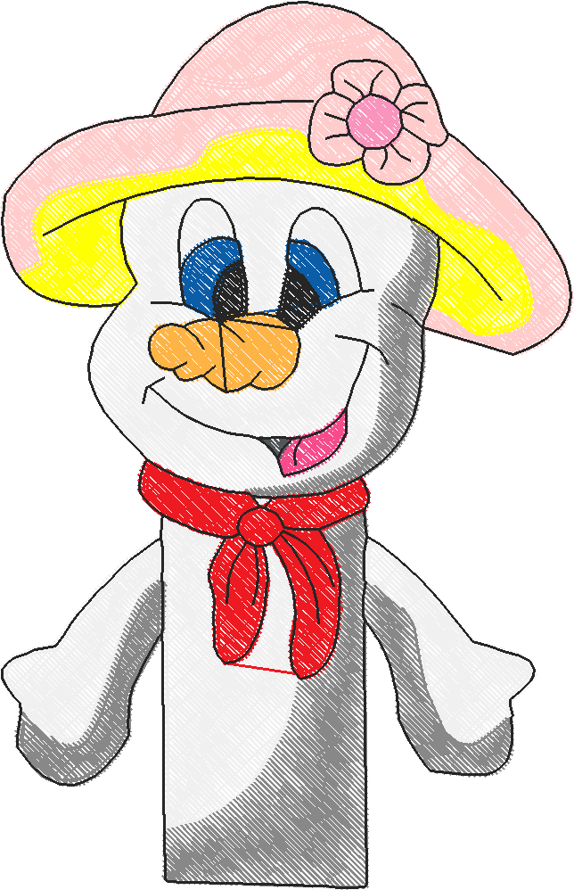 Projects - Snowmen Finger Puppets (3)