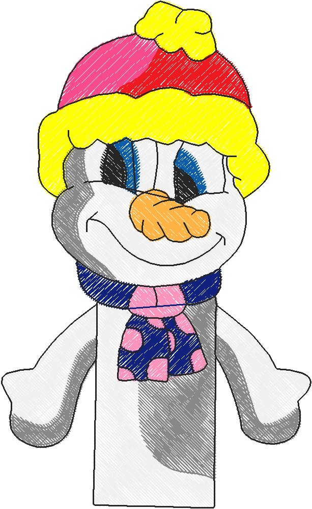 Projects - Snowmen Finger Puppets (7)