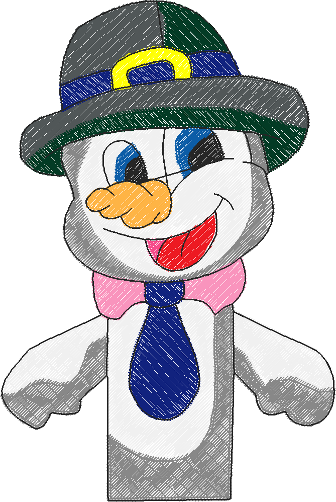 Projects - Snowmen Finger Puppets (9)