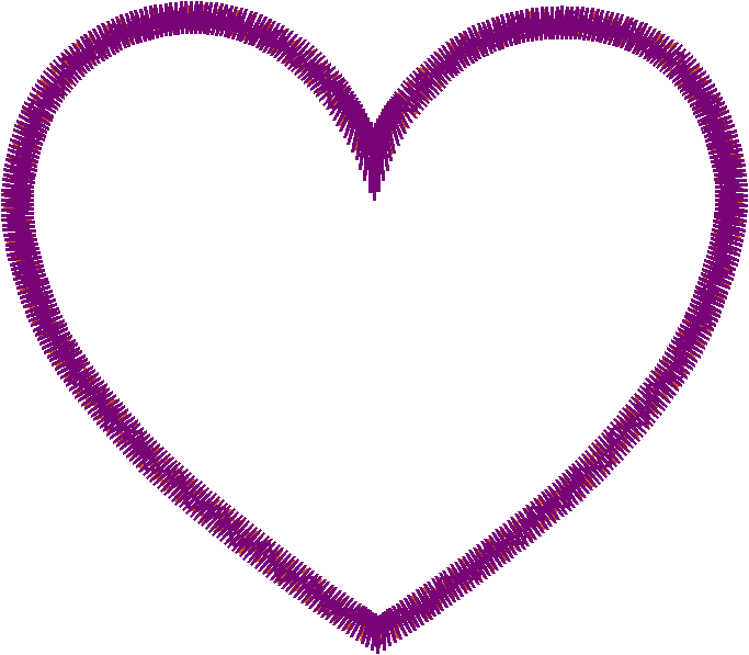 Applique Heart