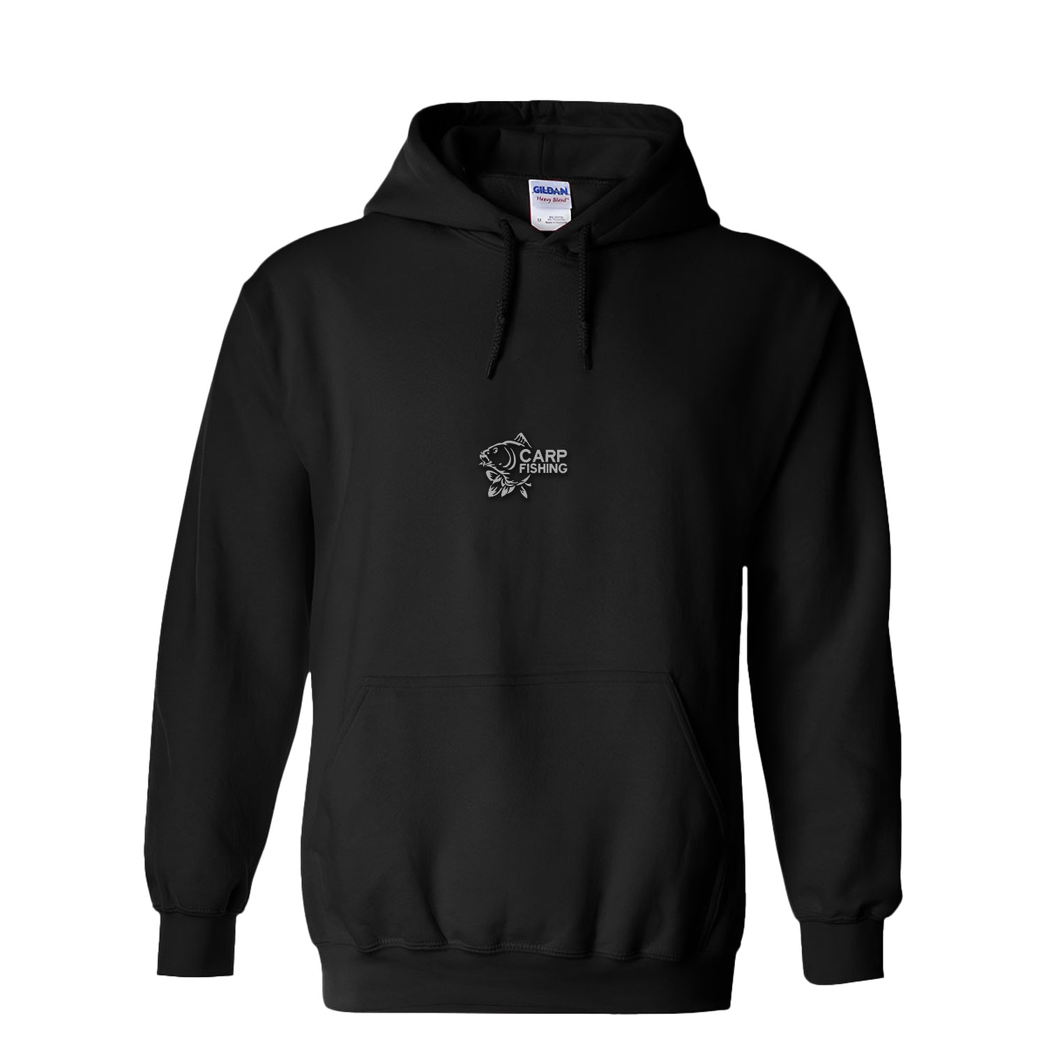 Carp Fishing Hoodie β Geborduurd