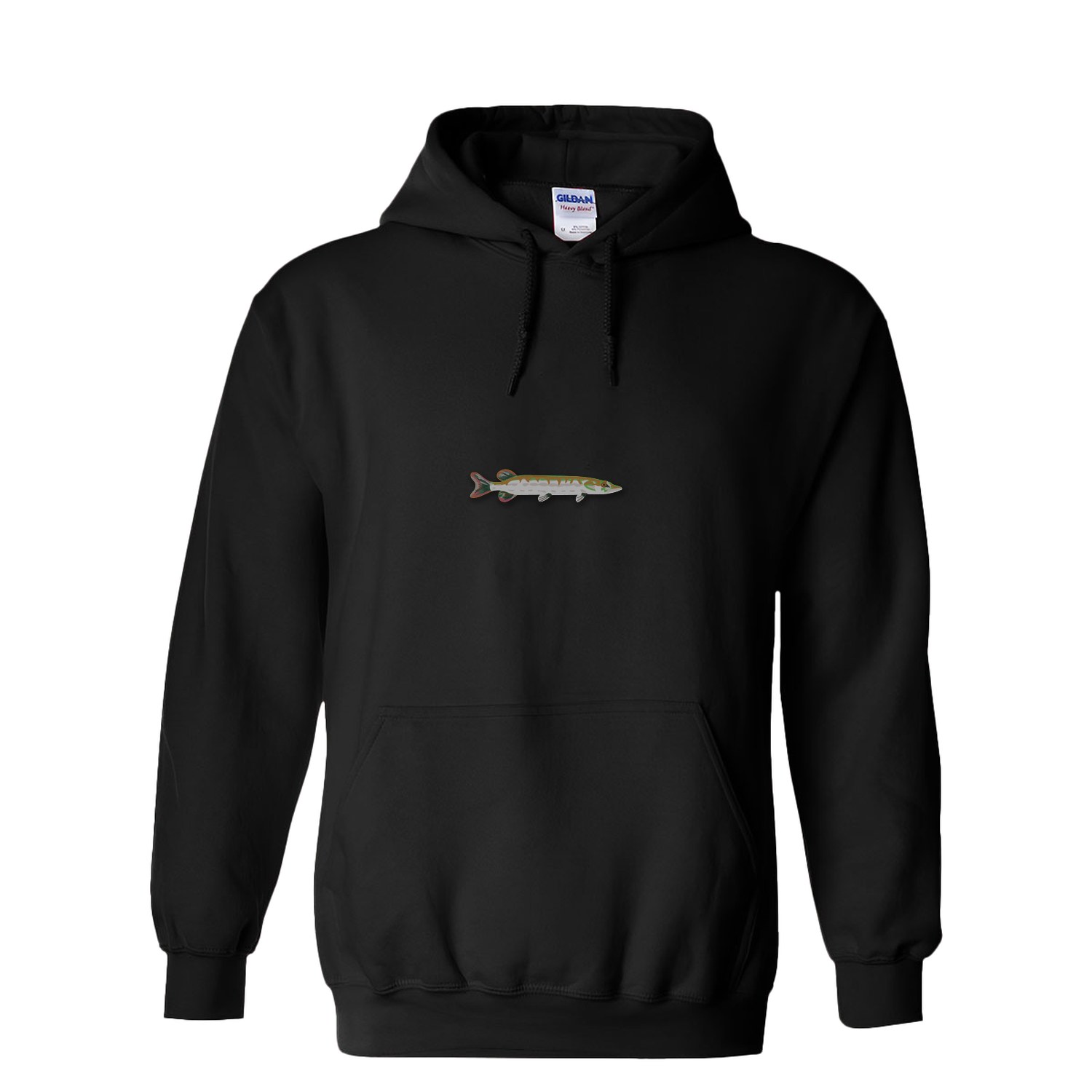 Snoek Hoodie β Geborduurd